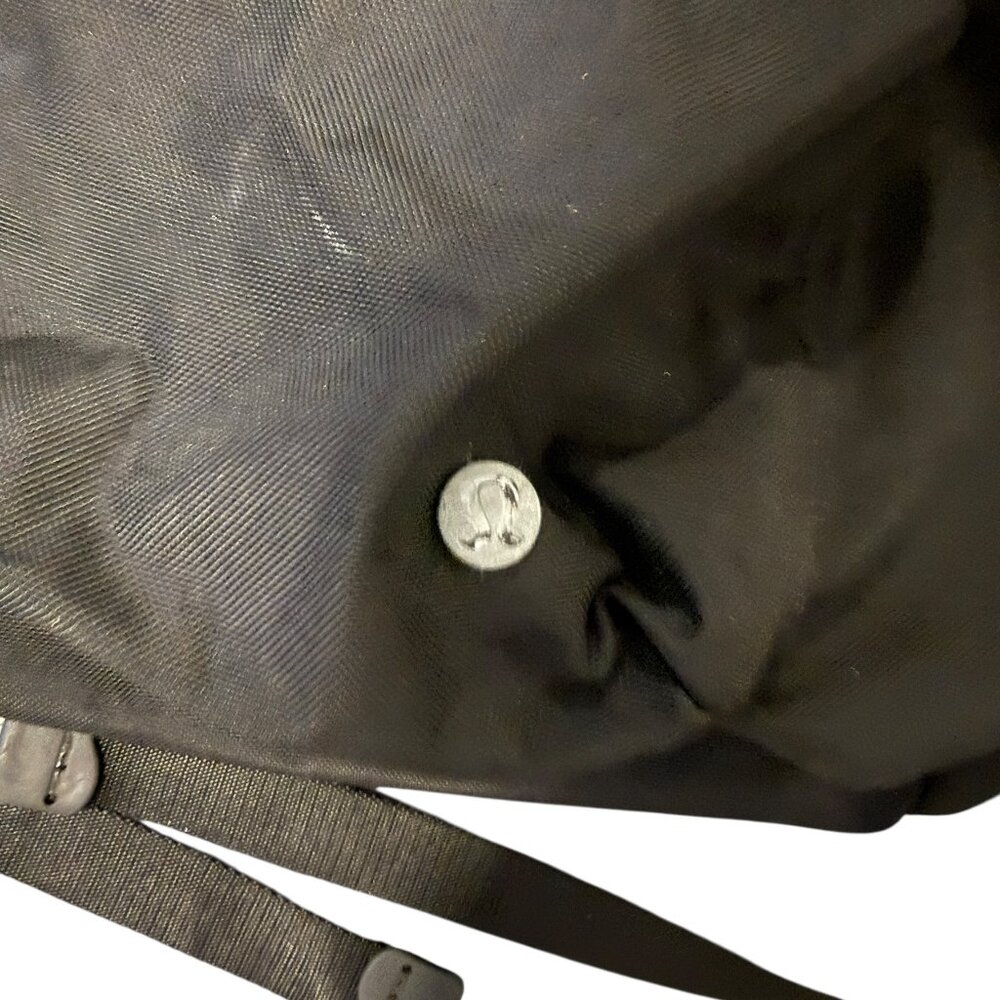 Lululemon Black Zipper Backpack With Single Front… - image 2